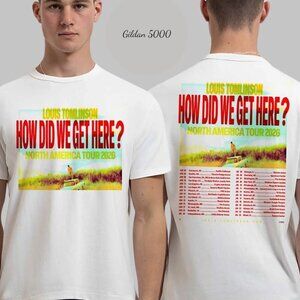 Louis Tomlinson How Did We Get Here North America Tour 2026 Cities Dates T-Shirt